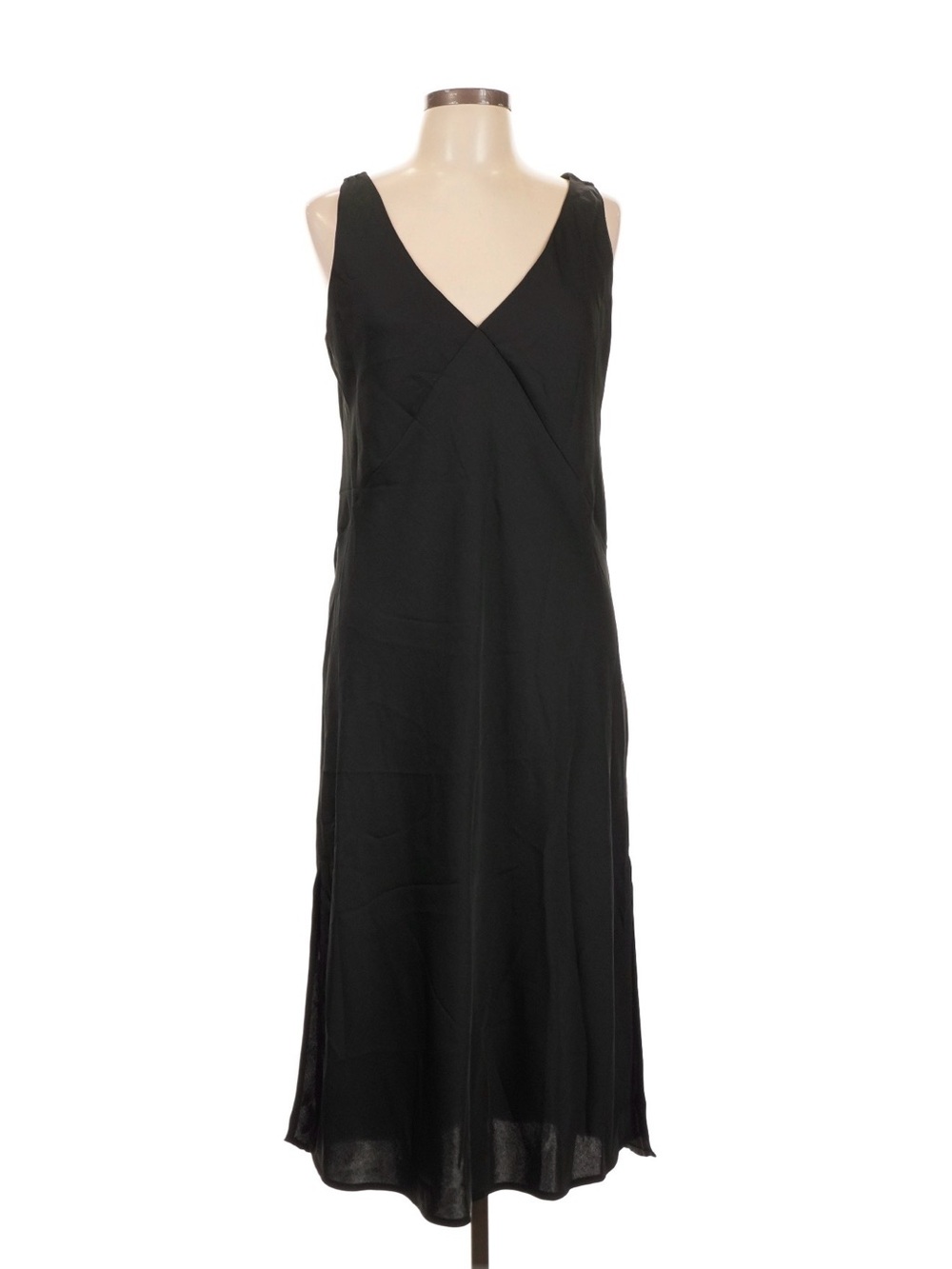 a new day Black Midi Slip Dress